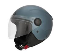 Acerbis Casco Jet Brezza Metallic Dark Blue, Talla L