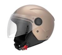 Acerbis Jet Brezza Metallic Casco Jet, Marrón mate, Talla XS (53/54)