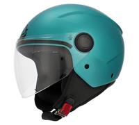 Acerbis Jet Brezza Metallic Casco Jet, turquesa, tamaño M para Hombres