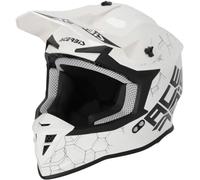 Acerbis Casco de motocross Linear Solid 2024 Blanco Talla S para hombre