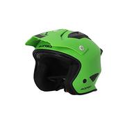 Acerbis Aria 2023 Solid Casco Jet, verde, tamaño XL