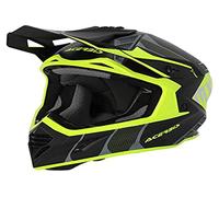 Acerbis X-Track, casco de motocross XL male Mate Negro/Amarillo Neón/Gris