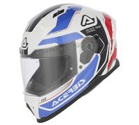 Acerbis X-Way Graphic Logo Casco, blanco-azul, tamaño XS para Hombres
