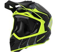 Acerbis X-Track, casco de motocross M male Mate Negro/Amarillo Neón/Gris