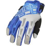 Acerbis CE MX X-K Guantes de moto para niños, gris-azul, tamaño XL