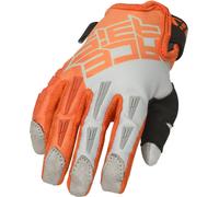 Acerbis CE MX X-K Guantes de moto para niños, gris-naranja, tamaño L