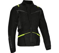 Acerbis CE X-Travel Waterproof Chaqueta Textil Moto, negro-amarillo, tamaño 3XL para Hombres
