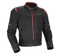 Acerbis Chaqueta (CE) Ramsey Vented 2.0 verano negro rojo talla 3XL, negro/rojo, 3XL corto