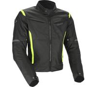 Acerbis X-Mat 2.0, chaqueta textil L male Negro/Amarillo Neón