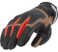 Acer rossover Motorradhandschuhe, marrón/naranja, Talla L