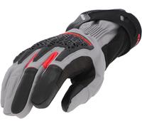 Acer rossover WP guantes impermeables para moto femenina, negro/gris, Talla XL