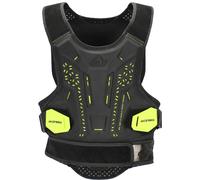 Acerbis DNA Protector de pecho, negro-amarillo, tamaño S M para Hombres