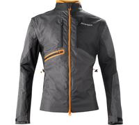 Acerbis Enduro One Chaqueta Textil Moto, negro-naranja, tamaño 3XL para Hombres