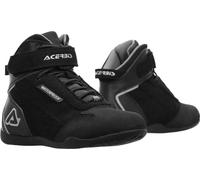 Acerbis First Step waterproof Zapatos de moto, negro, tamaño 47 para Hombres