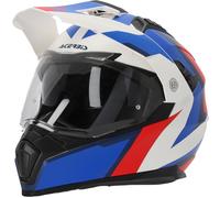 Acer lip FS-606 2024 Casco de motocross, blanco/rojo/azul, Talla S (55/56)