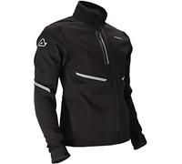 Acerbis Chaqueta textil X-Duro WP impermeable L hombre Negro/Blanco