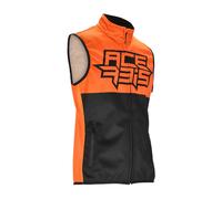 Acer ilet Vest Softshell MX Linear Moto Cross Enduro Offroad Negro/Naranja