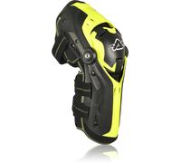 Acer orilla Protectores de rodilla, negro/amarillo, Talla única