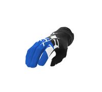 Acerbis MX Linear Guantes de motocross, negro-azul, tamaño M para Hombres