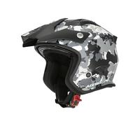 Acerbis Helmet Jet Aria 22.06 Camuflaje Militar Talla S