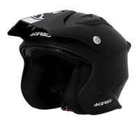 ACERBIS Helmets Casco Jet Aria Negro Mate para Motorista Homologado 22.06 (L 59/60)