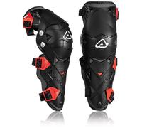 Acerbis Impact Evo 3.0 Protectores de rodilla, negro-rojo para Hombres