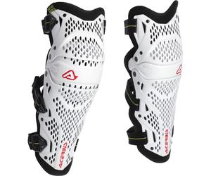 Acerbis Impact Pro Rodilleras protectoras, Blanco