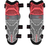 Acerbis Impact Pro Rodilleras protectoras, rojo/gris