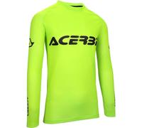 Acerbis J-Windy Vented Limelight Maglia Motocross, verde, 2XL