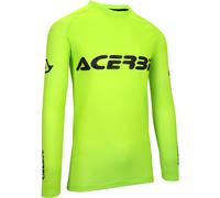 Acerbis J-Windy Vented Limelight Maillot de motocross, verde, Talla L