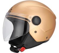 Acerbis Jet Brezza Metallic Casco Jet, Mate de bronce, Talla L (59/60)