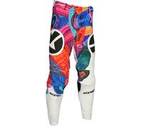 Acerbis K-Flex Veras Pantalones de motocross, blanco/azul/rojo, Talla 38