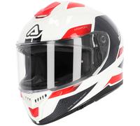 Acerbis Krapon, casco integral S male Blanco/Rojo/Negro