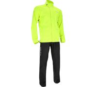 Acerbis Line Thunder 2-PC Juego de lluvia para motocicleta, negro/amarillo, Talla 3XL