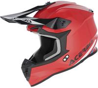 Acerbis Linear Casco de motocross, negro-rojo, tamaño S para Hombres