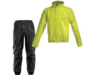 Acerbis Logo Traje de lluvia de 2 piezas, negro-amarillo, tamaño S para Hombres