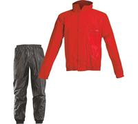 Acerbis Logo Traje de lluvia de 2 piezas, negro-rojo, tamaño L para Hombres