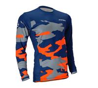 ACERBIS Maillot Moto Enduro X-DURO Winter Azul/Naranja 0024616.243