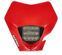 Acerbis Máscara Faro Vsl Compatible con Gas Rojo 2895690004