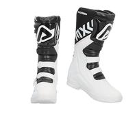 Acerbis Mens Stivale X-Team Blu/Bianco T.46 - Botas para moto, blanco y negro, 45 EU