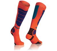 Acerbis Motocross Impact Calcetines, naranja/azul, Talla XXL