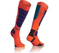Acerbis MX Impact Socks 0021633.204.063 - Calcetines de impacto, color negro y rojo