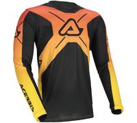 Acerbis MX J-Track Inc 2.0 Graphic Maillot de motocross, negro/amarillo, Talla M