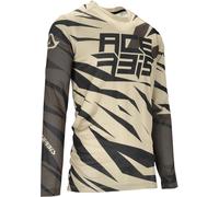 Acerbis MX J-Windy 4 Maillot de motocross, negro-beige, tamaño XL para Hombres