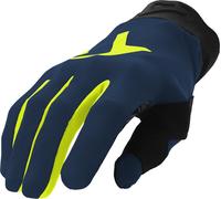 Acerbis MX Linear 2.0 Guantes de motocross, Azul/Amarillo, Talla S