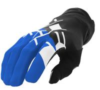 Acerbis MX Linear Guantes de motocross, negro/azul, Talla M