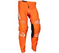 Acerbis MX Linear Lugo Mono Pantalones de motocross, blanco-naranja, tamaño 30 para Hombres