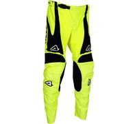 Acerbis MX-Track Askar Pantalones de motocross, negro-amarillo, tamaño 34 para Hombres