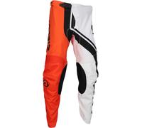 Acerbis MX-Track Connection Pantalones de motocross, blanco-naranja, tamaño 32 para Hombres