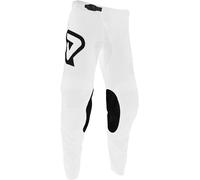 Acerbis MX-Track Inc Pantalones de motocross, Blanco/Negro, Talla 36